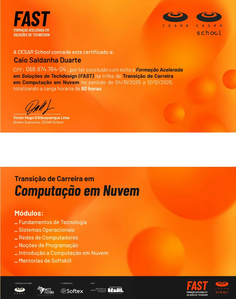 Cloud Computing Certificate